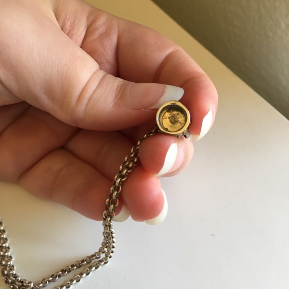 Chunky Crown Necklace | Crown Charm | 17-18 in - Picture 7 of 11